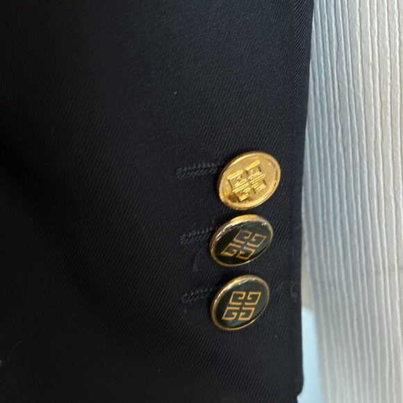 Vintage Givenchy Gentleman Double-Breasted Blazer - Made in Switzerland (Rare!) - Picture 6 of 7